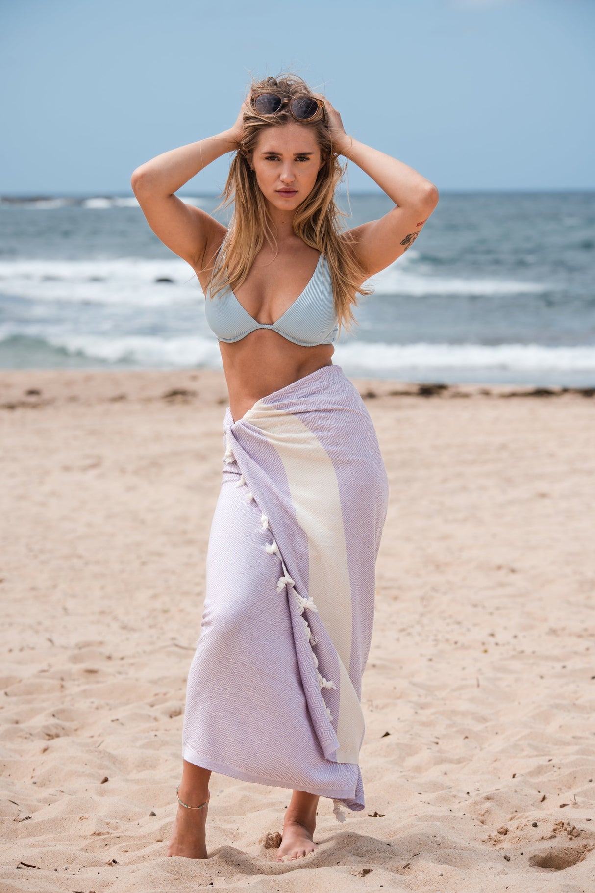 Turkish Cotton Towel - Lilac