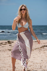 Turkish Cotton Towel - Maroon