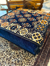 Ottoman Floor Cushion 60x60 - Navy Elegance