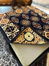 Ottoman Floor Cushion 60x60 - Navy Elegance