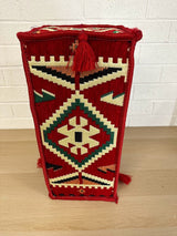 Armrest Cushion Red Rhombus