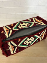 Armrest Cushion Maroon Rhombus