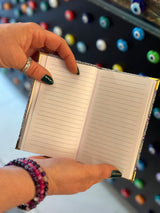 Handmade Fabric Notebook S - Red Kilim