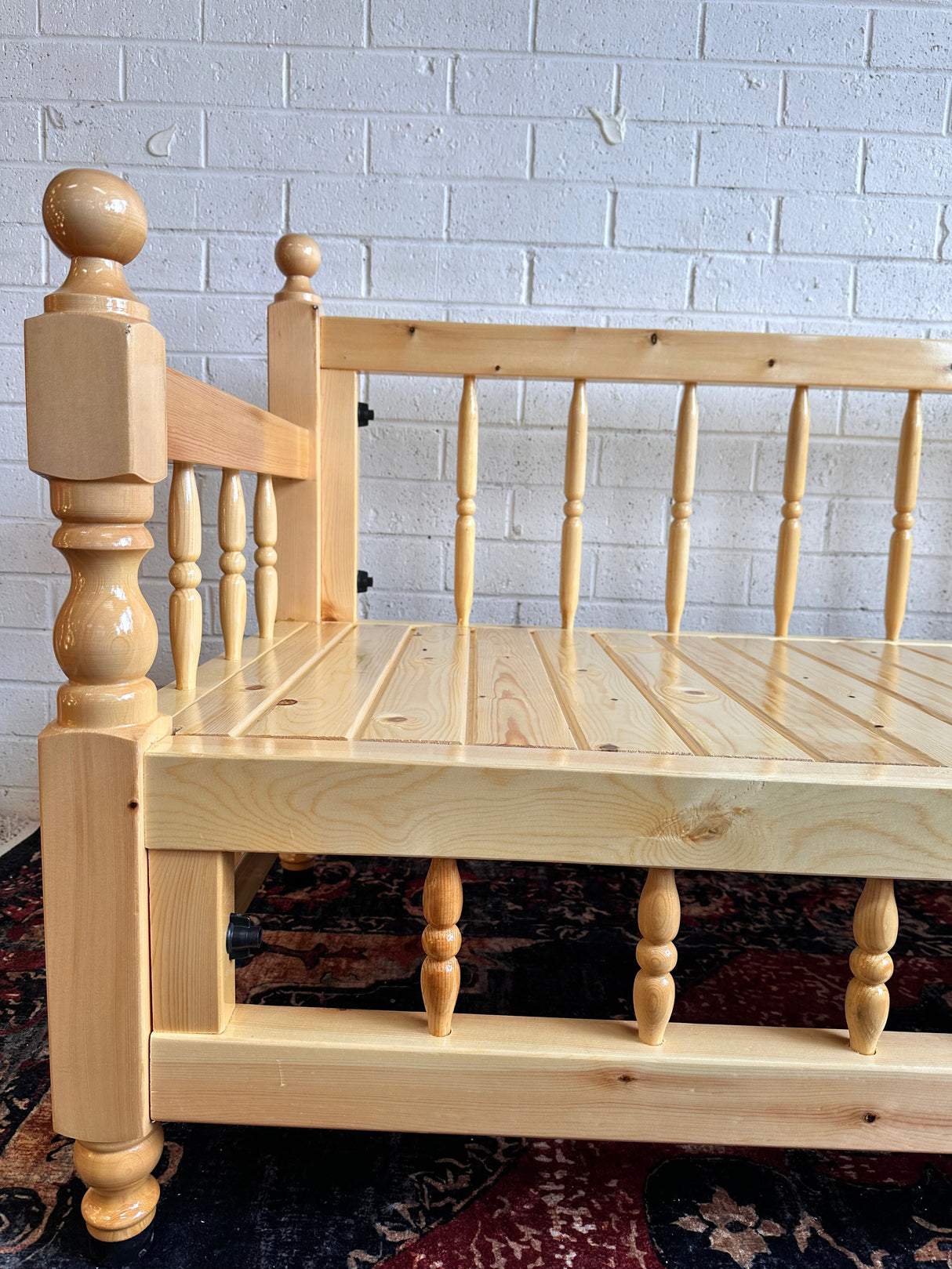 3-Seater Light Colour Wood Sedir