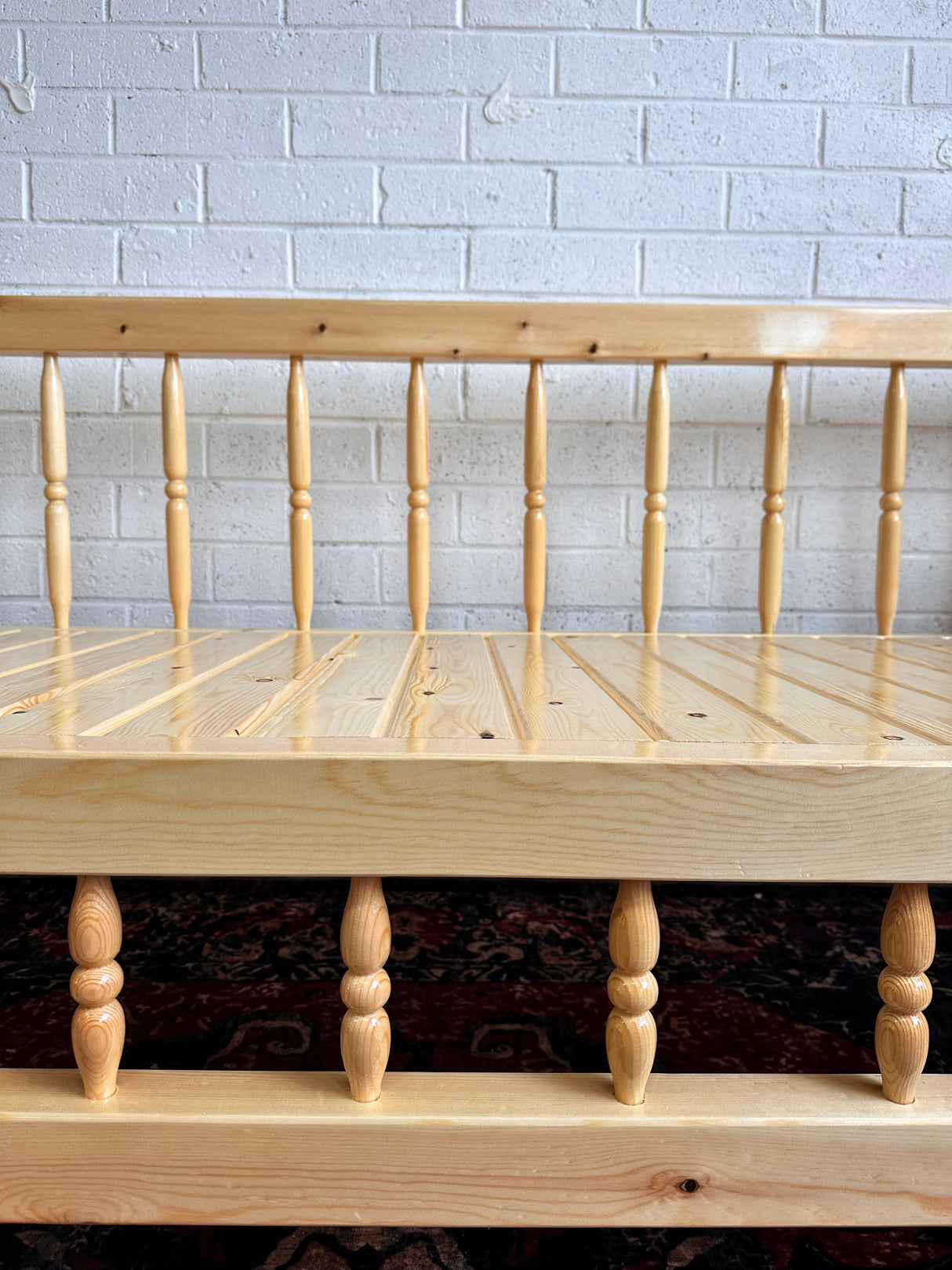 3-Seater Light Colour Wood Sedir