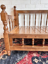 3-Seater Dark Colour Wood Sedir