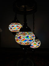 Turkish Floor Lamp with 3 Globes - RDM2