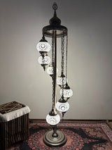Turkish Floor Lamp with 7 Globes - M40
