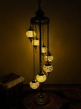 Turkish Floor Lamp with 7 Globes - C3Y