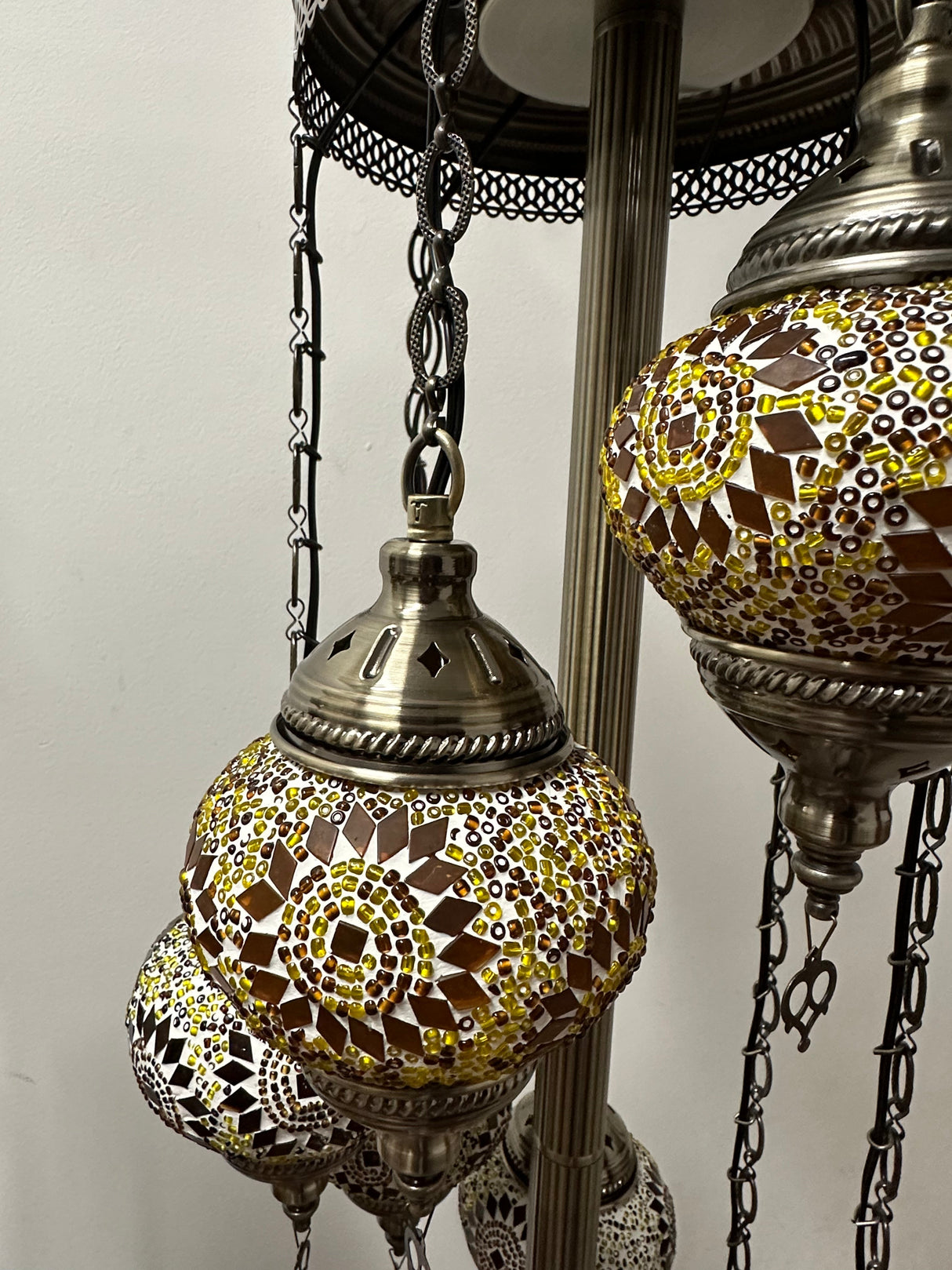 Turkish Floor Lamp with 7 Globes - C3Y
