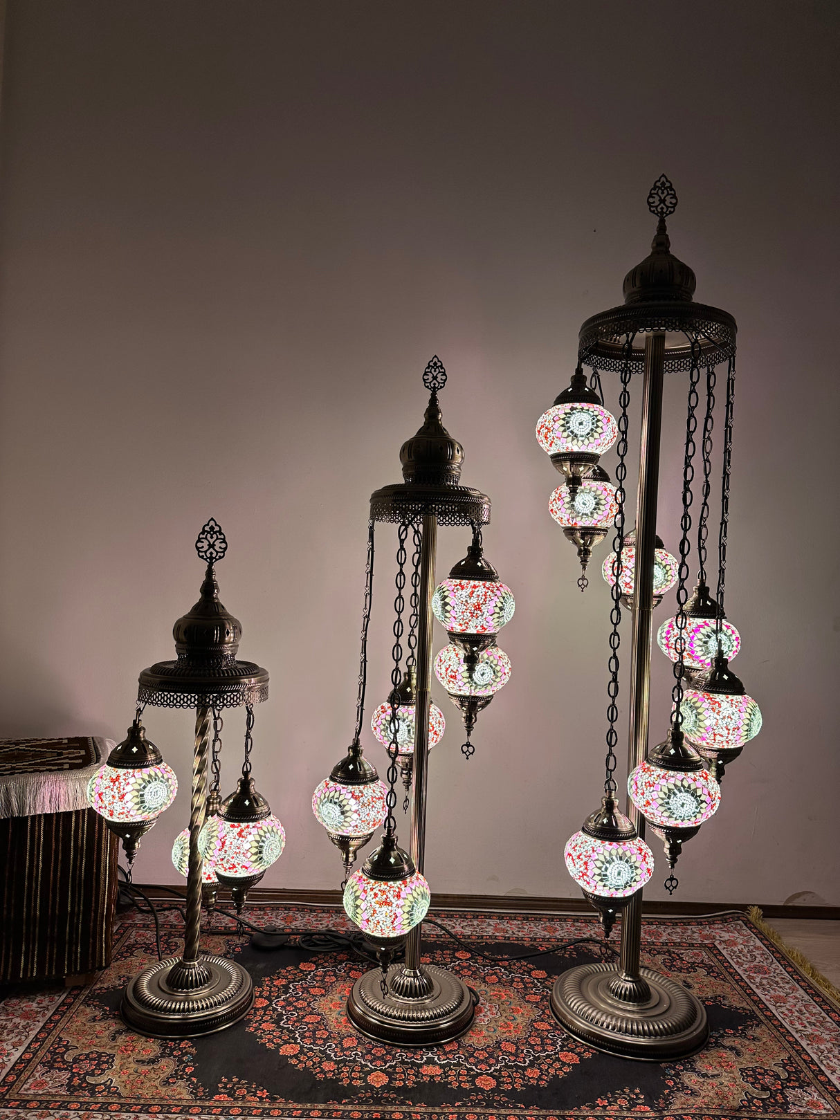 Turkish Floor Lamp with 7 Globes - VPX