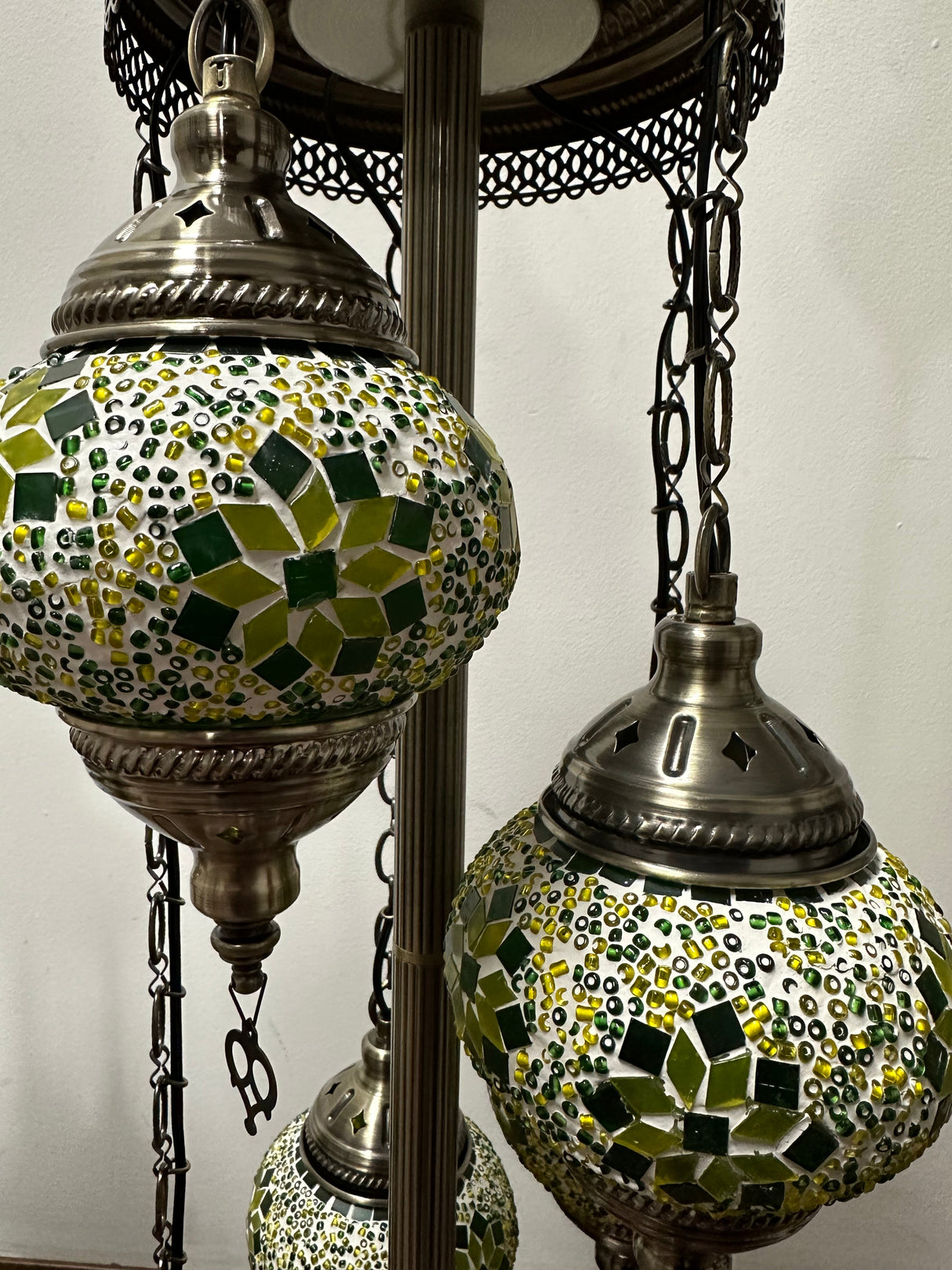 Turkish Floor Lamp with 7 Globes - FG