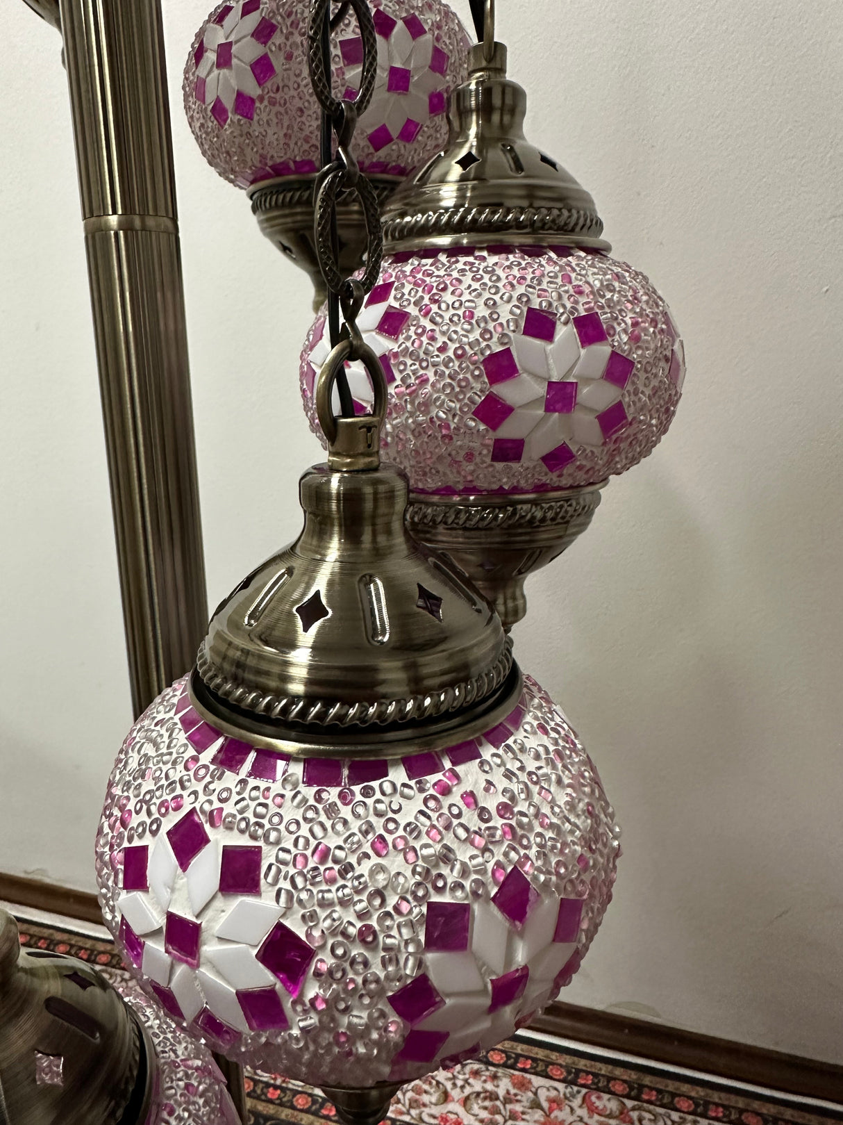 Turkish Floor Lamp with 5 Globes - FPP