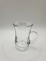 Handle Turkish Tea Glass Set - 6 Pieces