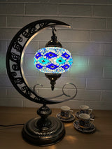 Crescent Moon Lamps - Blue 3