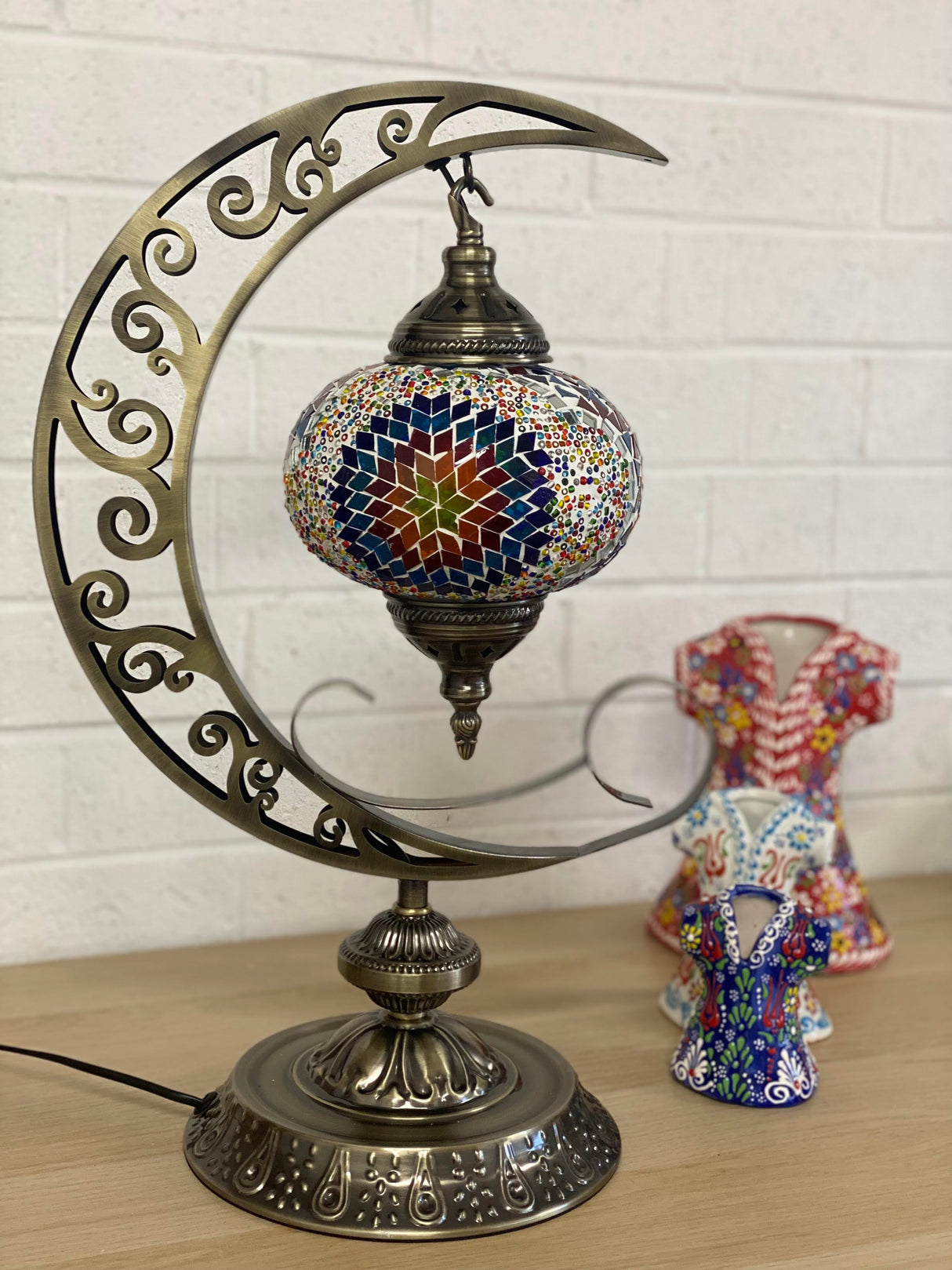 Crescent Moon Lamps - Rainbow Sun