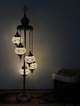 Turkish Floor Lamps 5 Pieces - White Dream
