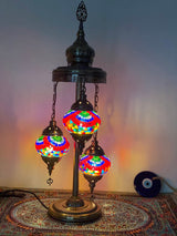 Turkish Floor Lamps 3 Pieces - Traditional Multicolour
