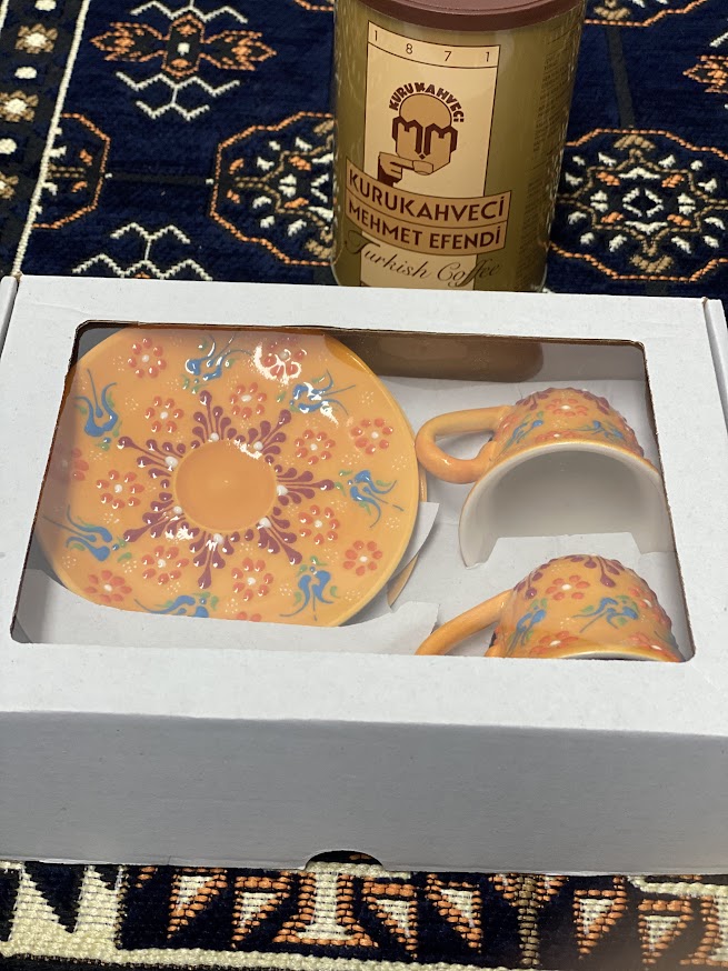 Turkish Coffee Cups - Orange