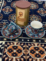 Turkish Coffee Cups - Forest Green