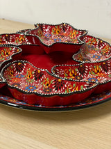 Ceramic Dip Set - Red