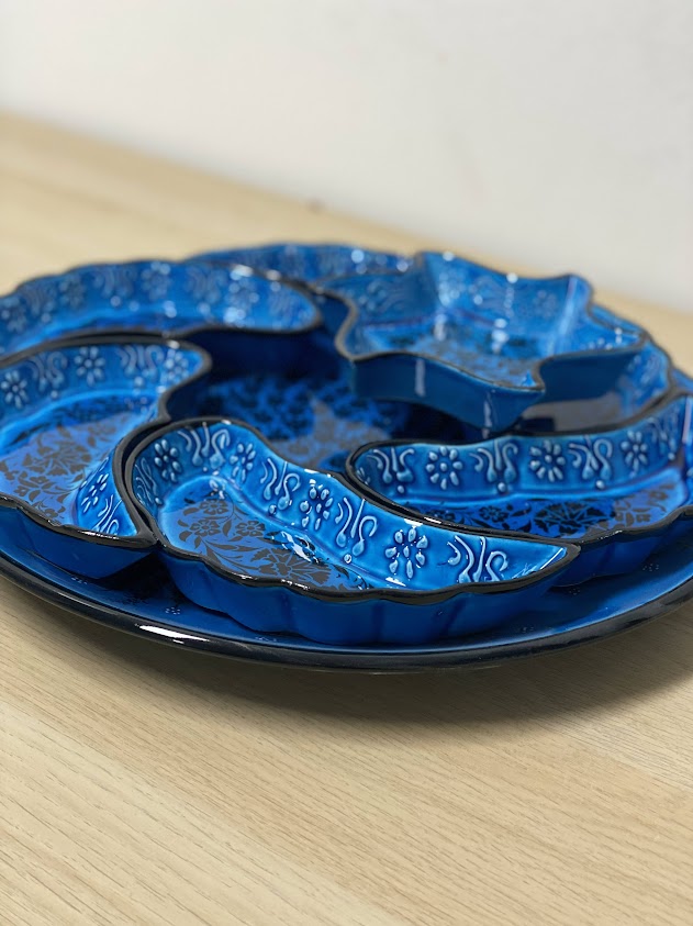 Ceramic Dip Set - Blue