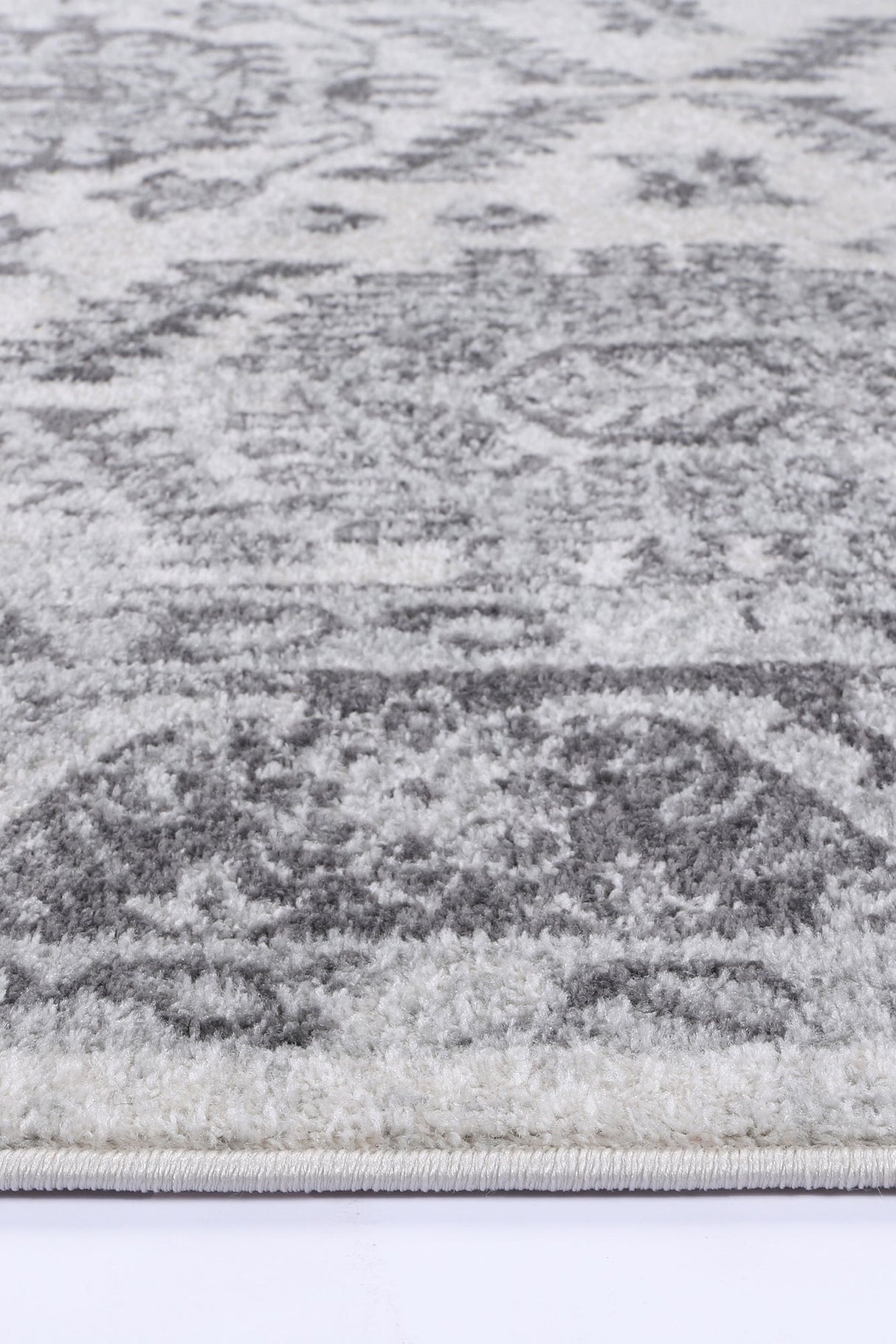 Provence Cosquer Cream Grey Traditional Rug - PROV03