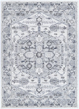 Provence Gaul Traditional Grey & Cream Rug â€“ PROV08