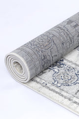 Provence Gaul Traditional Grey & Cream Rug â€“ PROV08