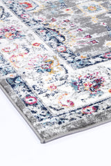 Provence Somerset Grey Multi Traditional Rug - PROV19