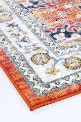 Provence Pagnol Rust Multi Traditional Rug - PROV20