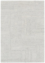 Seren Silver Modern Wool Rug