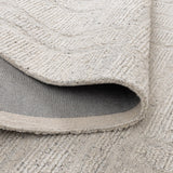 Seren Silver Modern Wool Rug