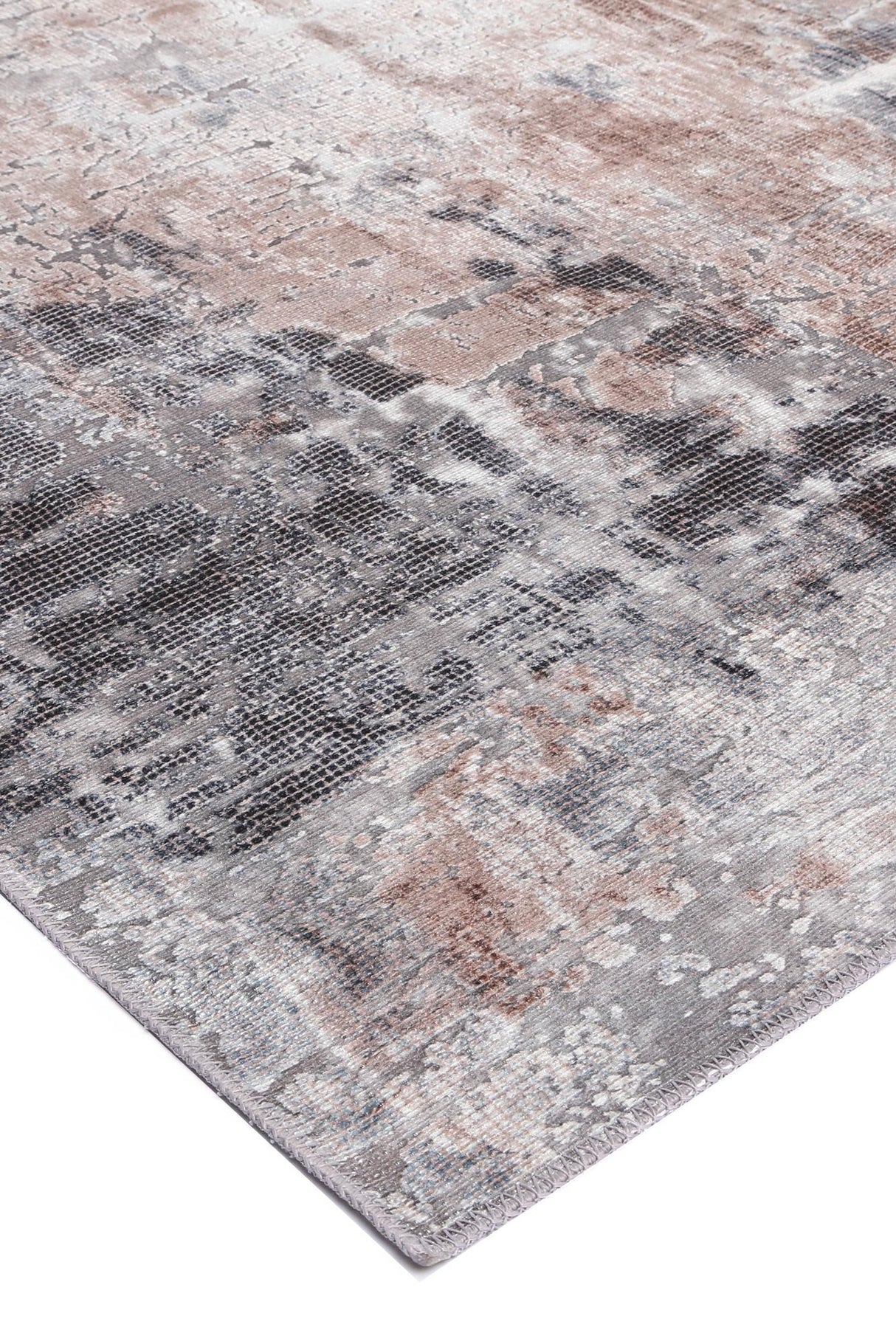 Leopold Ash Ivory Washable Vintage Rug