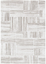 Serenity Linea Beige Geometric Rug