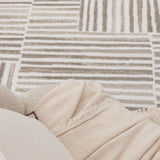 Serenity Linea Beige Geometric Rug