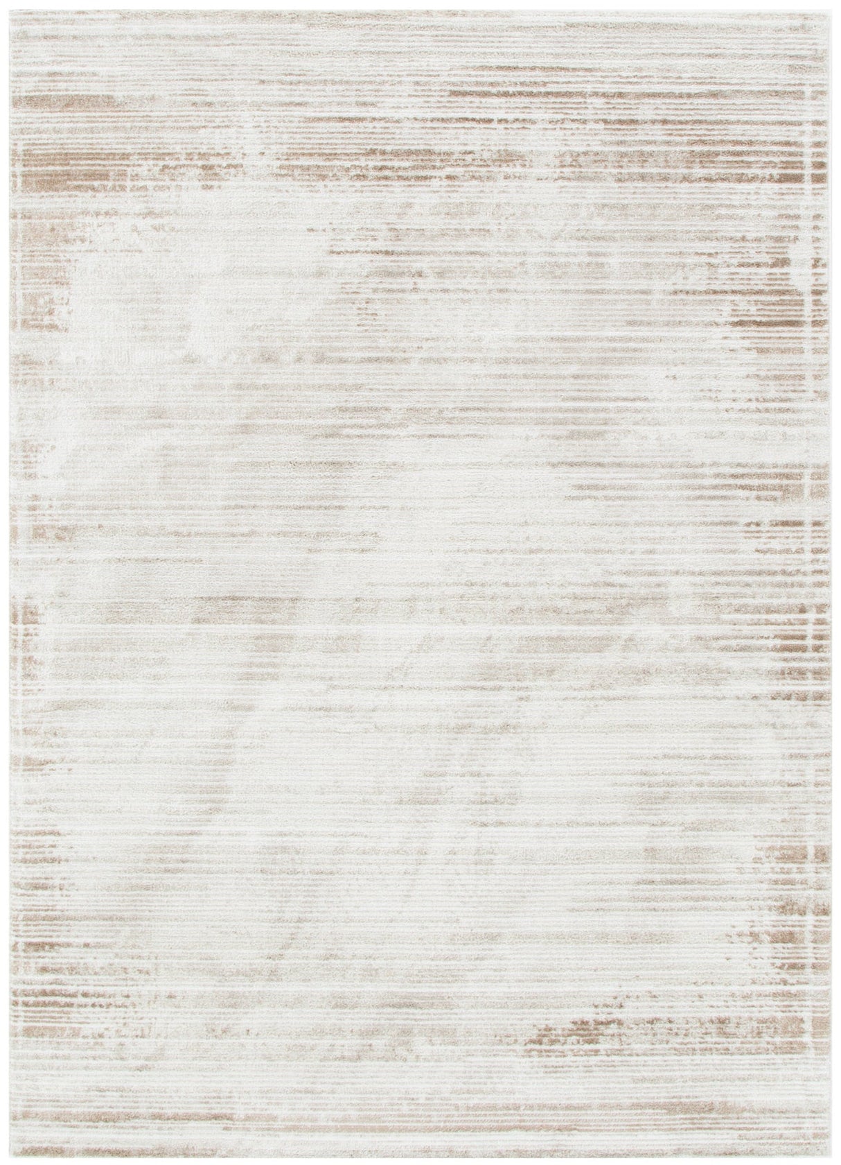 Wellington Distressed Lines Beige Textured Rug