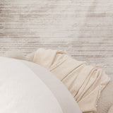Wellington Distressed Lines Beige Textured Rug