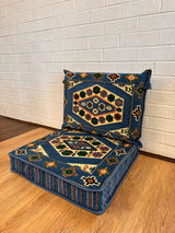 Single Cushion Set - Blue Classic