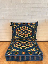 Single Cushion Set - Blue Classic