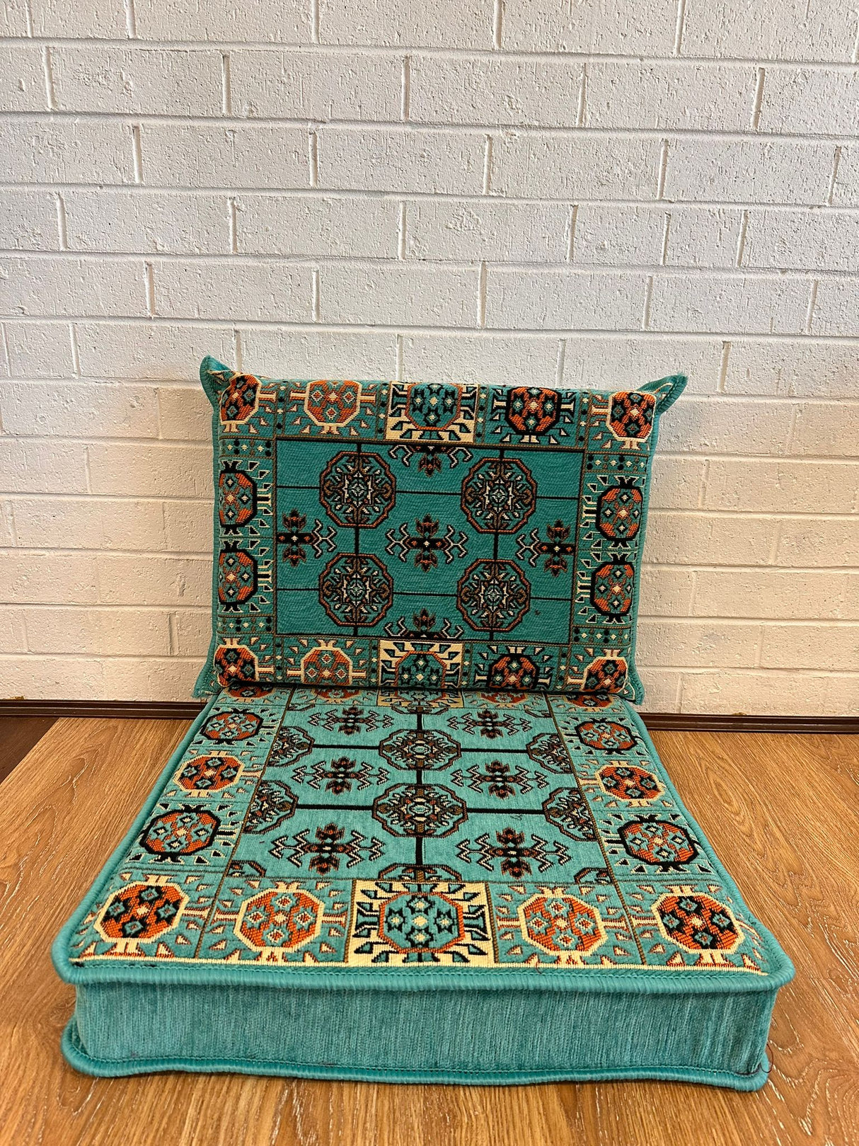 Single Cushion Set - Aqua Elegance