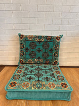 Single Cushion Set - Aqua Elegance