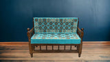 Double Cushion Set - Aqua