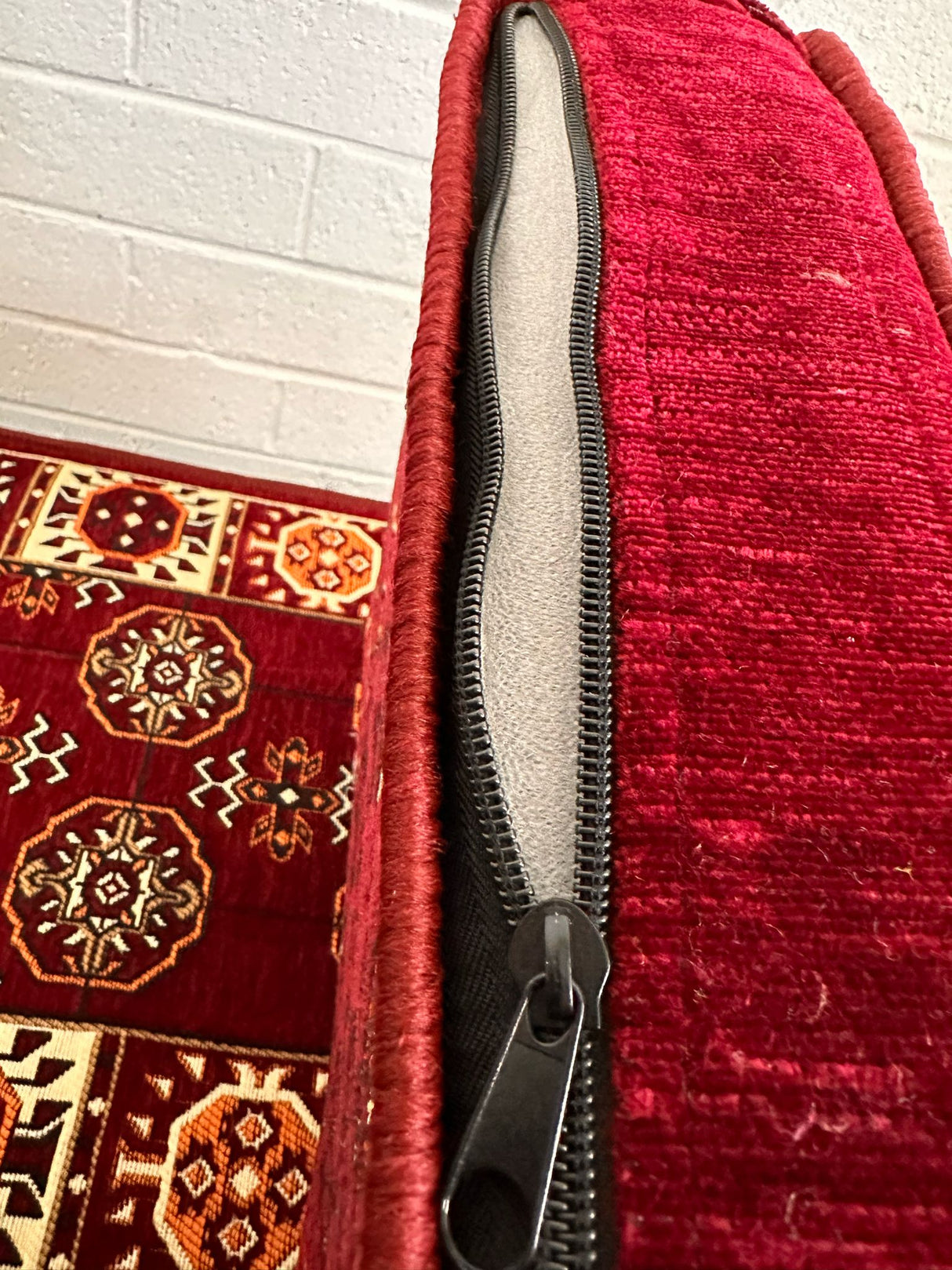 Double Cushion Set - Maroon