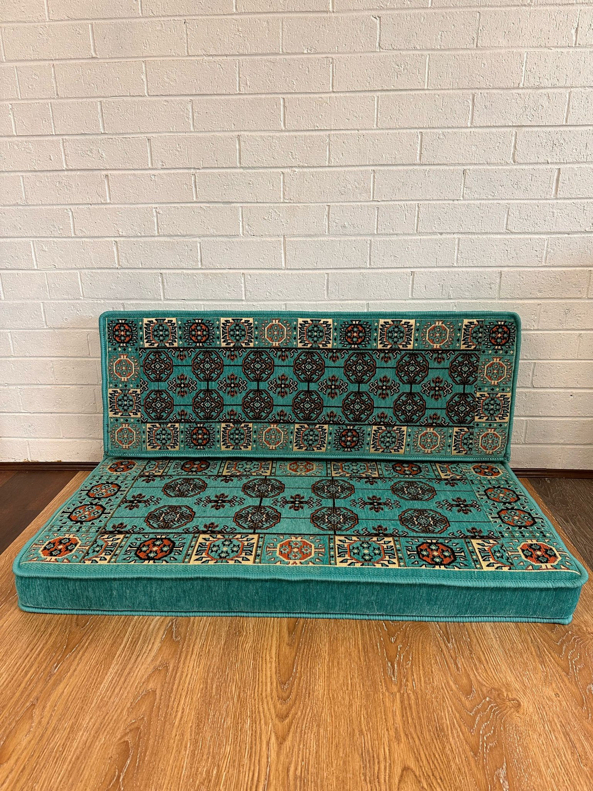 Double Cushion Set - Aqua