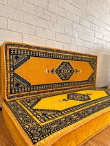 Double Cushion Set - Yellow
