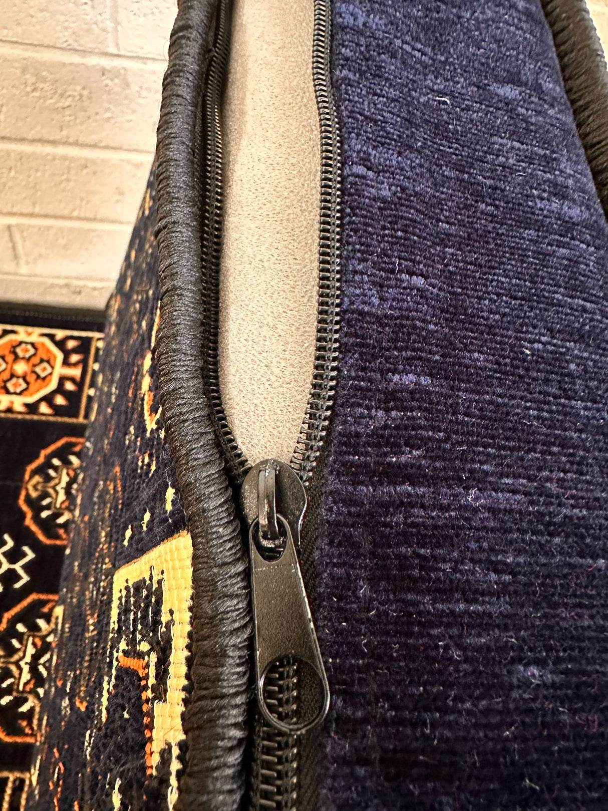 Double Cushion Set - Navy
