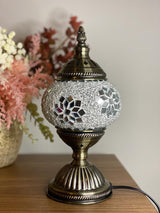 Table Lamps - White Flower