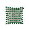 Pom Pom Linen Cushion Emerald 45cm x 45cm
