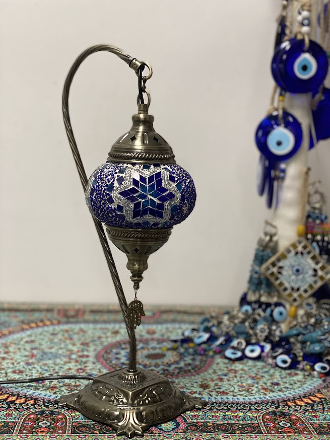 Swan Lamps - Blue Star